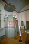 Predikstolen i Krogsereds kyrka.