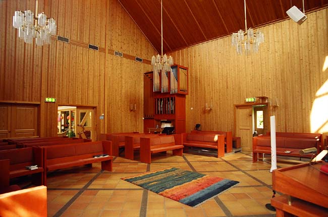 Kyrkorummet i Kullaviks kyrka.