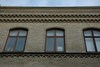 Hus nr 1 A, Vallgatan 6, detaljer fasadutsmyckning.