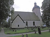 Grödinge kyrka med norra delen av kyrkogården