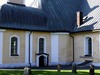 Stora Malms kyrka, exteriör, kor och långhus och sakristia
