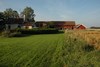 Anestad västergården, gårdsmiljön sedd från sydväst, närmast i bild arrendatorsbostaden.