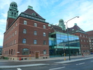 Centralposthusaet, Malmö. Den östra fasaden.