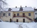 Mårten Ulfssons hus, Vadstena, sett från gården. Byggnadsdelen med loftgång benämns Jöns Larssons hus.