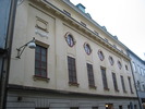 Baksidan av Frimurarlogen Drottninggatan 32. Utförd 1916-1918 efter ritningar av arkitekt E Thorulf.
