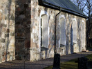 Gåsinge kyrka, långhusets södra fasad