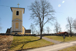 Torsåkers kyrka, kyrkomiljön sedd från väster