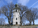 Sockenkyrkan i Hallsberg, exteriör tornets västfasad