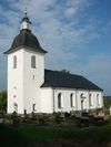 Hycklinge kyrka från sydväst.
