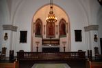 Billeberga kyrka, kor med dekorationsmålningar av Ernestine Nyrop