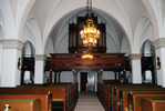 Billeberga kyrka, långhuset mot orgelläktaren
