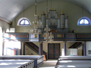 Orgel med fasad från 1870, ritad av arkitekt O A Mankell,
Överintendentsämbetet.