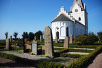 Vadensjö kyrka, kyrkogården mot nordost
