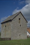 Det medeltida stenhuset vid Lauks i Lokrume socken. 
