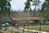 Personalbyggnad vid Norra Hestra kyrkogård. Neg.nr. B963_046:06. JPG. 