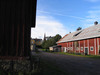 Frödinge kyrka som den kan skönjas från Frödringe kyrkby.