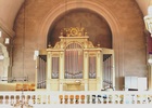 Ore kyrka, interiör, orgelläktaren. 