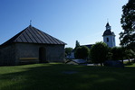 Älghults kyrka, från den medeltida kyrkoruinen.