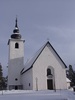 Envikens nya kyrka sedd från öster. 

Envikens kyrka fotograferad den 11/2 2006 – digitalfoto Rolf Hammarskiöld