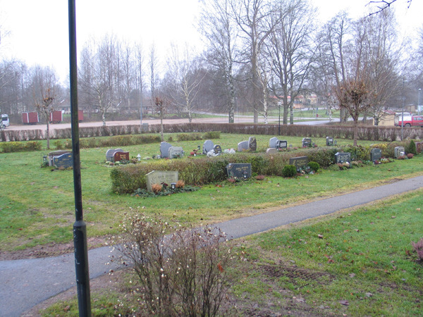 Översikt över Nya kyrkogården mot nordväst.