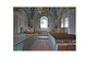 Vid 1956-57 års restaurering förnyades den fasta inredningen. Kyrkorummets medeltida historia 
prioriterades framför exempelvis 1700-talet. Den märkliga altarpredikstolen från 1750-talet fick 
ge vika för ett rekonstruerat medeltida tegelaltare. 
