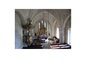 Predikstolen och altaruppsatsen tillverkades av bildhuggaren Magnus Granlund på 1740-talet i 
överdådig senbarock. De präglar i hög grad upplevelsen av kyrkorummet. De senmedeltida valven är välbevarade. 
