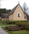 Hammarby kyrka från sydöst.
