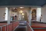 Egby kyrka, interiör. 
