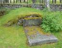 En av de äldsta gravarna på kyrkogården är gravkammaren för Pehr Fjällström (1697–1764), söder om kyrkan. Han har kallats ”lappmarkens apostel”, eftersom han översatte flera kyrkliga skrifter till samiska. Kvarlevorna flyttades från Gammplatsen. Graven har högt personhistoriskt värde.