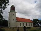 Smedby kyrka. Sedd från syd väst. 