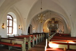 Glumslövs kyrka, långhus mot orgeln