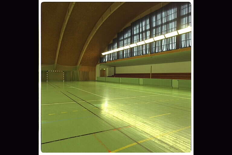 Karlshamns tennishall. Tennishallen. 
