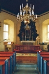 Rackeby kyrka, altarringen. Neg.nr 03/119:03