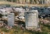 Karaby kyrkogård. Gravstenar från 1600-talet. Neg.nr 03/166:15