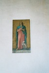 Karaby kyrka. Målning på långhusets nordvägg. Neg.nr 03/159:15