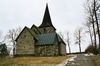 Strö kyrka, exteriör med kor och sakristia. Neg.nr 03/117:10