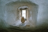 Kållands-Åsaka kyrka. Medeltida fönsteröppning i sakristian. Neg.nr 03/135:06.jpg