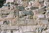 Söne kyrka, inskription i vapenhusets sydfasad. Neg.nr 03/151:08