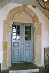 Söne kyrka. Romansk portal  i vapenhusets nordvägg. Neg.nr 03/148:09