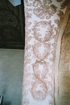 Söne kyrka. Triumfbågens dekormålning, troligen 1720-tal.  Neg.nr 03/148:18
