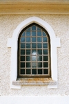 Bårhus på Otterstads kyrkogård. Fönster. Negnr 03/124:13