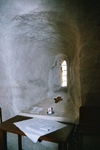 Råda kyrka. Medeltida fönsteröppning i sakristian. Neg.nr 03/125:18.jpg