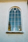 Uvereds kyrka, långhusfönster.  Neg.nr 03/131:04