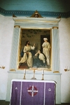 Uvereds kyrka,altartavla.  Neg.nr 03/145:18