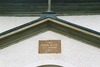 Trässbergs kyrka, inskription över sydportal. Neg.nr 03/172:19.jpg