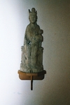 Tådene kyrka, södra tvärarmen. Madonna skulptur från gamla kyrkan, ca 1250.  Neg.nr.03/141:11
