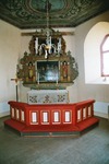 Hovby kyrka, koret.  Neg.nr 03/170:20.