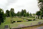 Hackås kyrkas kyrkogård. 