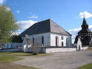 Ovikens gamla kyrka, vy från nordväst. 