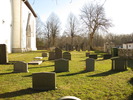 Kyrkogårdens S del, sedd mot Ö